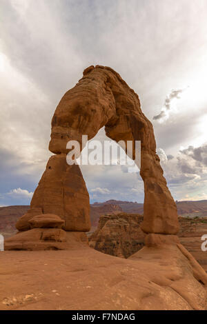 Delicate Arch in Arches National Park, USA Stock Photo