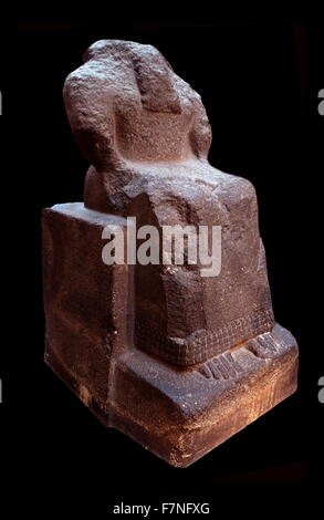 The Guardian of the City Wall. Assyrian, about 835 BC From Ashur. the subject is the god Kidudu, guardian spirit of the wall of the city of Ashur. Stock Photo