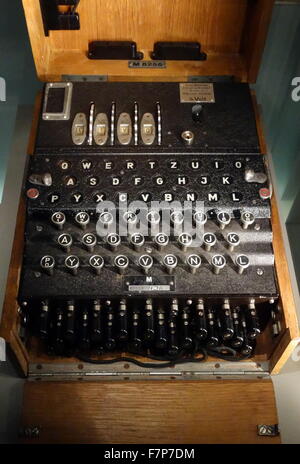 World war Two, Enigma coding machine, used in the early to early-mid ...
