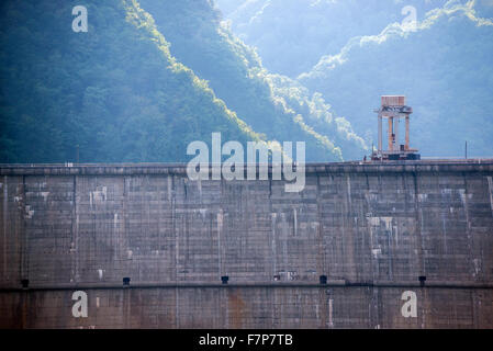 Inguri Dam hydroelectric dam on the Inguri River in Georgia Stock Photo