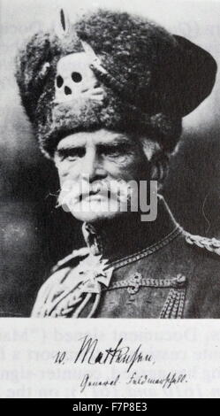 August von Mackensen 1849-1945 General Field Marshal. Stock Photo