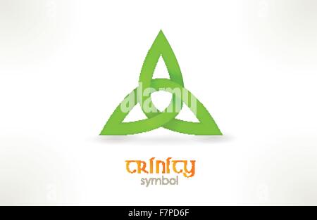 Trinity symbol, triqueta Stock Vector