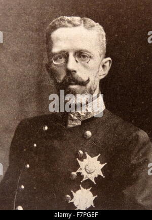 Gustaf V;Oscar Gustaf Adolf, (1858 – 1950) King of Sweden 1907 - 1950. He was the eldest son of King Oscar II of Sweden and Sophia of Nassau, a half-sister of Adolphe, Grand Duke of Luxembourg. Stock Photo