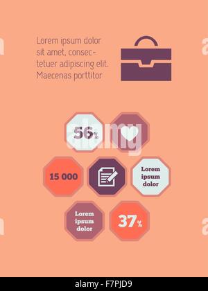 Technology Infographic Elements. Stock Vector