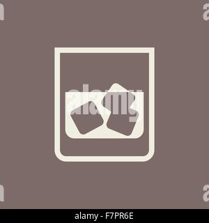 Drink Flat Icon Stock Vector