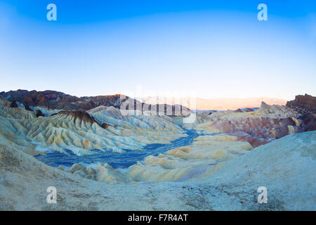 Panorama of mountains in the Zabriskie point Stock Photo