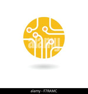 Vector lines concept background illustration Stock Vector