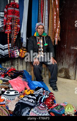 Ponchos - Market - Plaza de Armas in AYABACA . Department of Piura ...