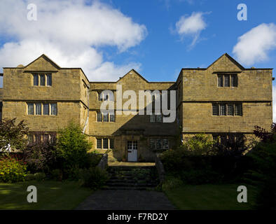 View of the Front Range of Eyam Hall, Derbyshire.