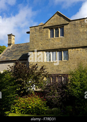 View of the Front Range of Eyam Hall, Derbyshire.