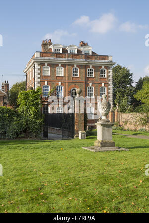 Rainham Hall, London. Rainham Hall is an early 18th century merchant's house. Stock Photo