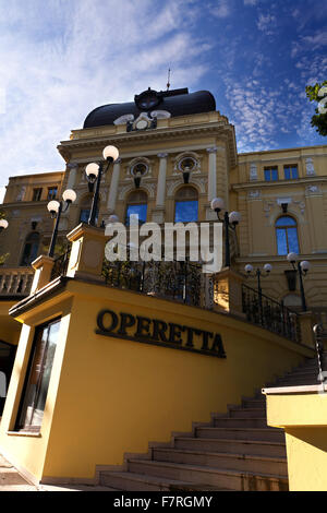 Operetta entrance in Opatija, Croatia. Stock Photo