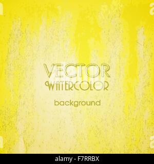 Abstract Yellow Blurred Background. Stock Vector