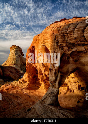 Rock formation. Valley of Fire State Park, Nevada Stock Photo