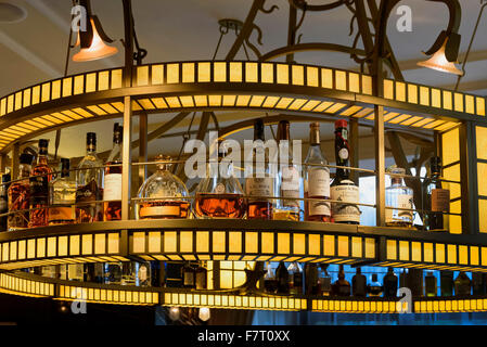 Bar in Hotel Palais Gresham at Széchenyi tér 5-6, Budapest, Hungary Stock Photo