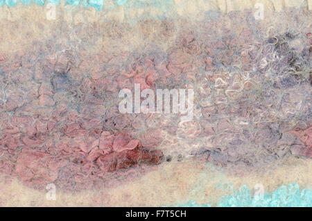 close up blue scarf background Stock Photo