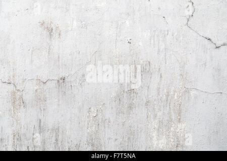 Weathered and dirty light gray concrete wall texture background. Stock Photo