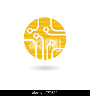 Vector lines concept background illustration Stock Vector