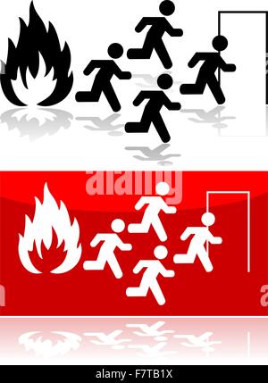 Fire sign Stock Vector