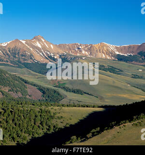 eighteenmile peak in the beaverhead mountains near lima, montana Stock Photo