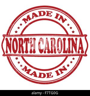 Made in North Carolina Stock Vector