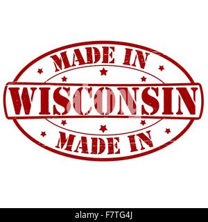 Made in Wisconsin Stock Vector