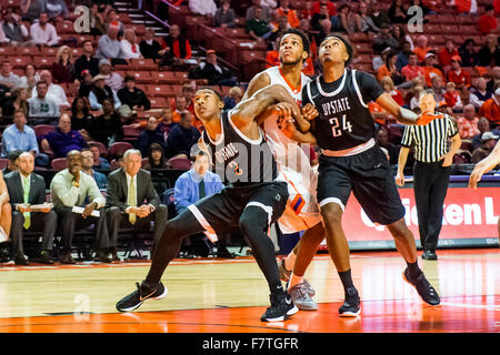 USC Upstate Spartans forward Malik Moore (0) and North Carolina State ...