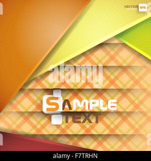 Abstract Background With Paper Layers Stock Vector