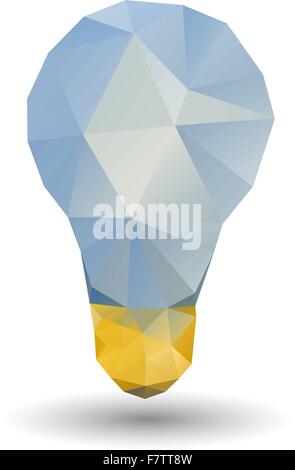Triangle bulb Stock Vector