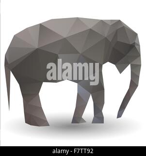 Elephant calf Stock Vector