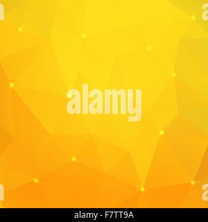 Orange triangle background Stock Vector