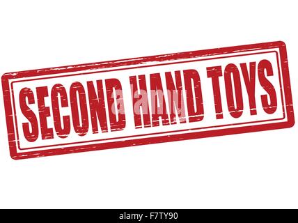 Second hand toys Stock Vector