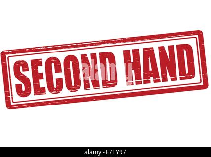 Second hand Stock Vector