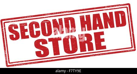 Second hand store Stock Vector