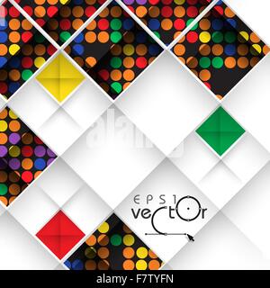 Abstract 3D Geometrical Design Stock Vector