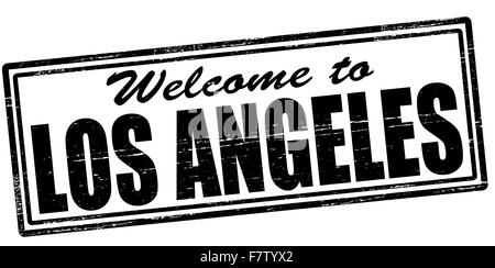 Welcome to Los Angeles Stock Vector