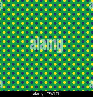 Brazil 2014 Seamless Green Yellow Blue Background Stock Vector