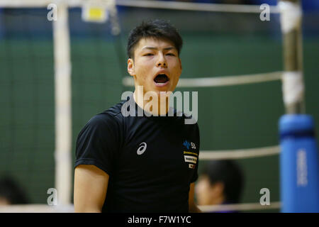 Tokyo, Japan. 3rd Dec, 2015. Kentaro Takahashi () Volleyball : 2015 All Japan Intercollegiate Volleyball Championship men's match between Tsukuba University and Sapporo University in Tokyo, Japan . © YUTAKA/AFLO SPORT/Alamy Live News Stock Photo