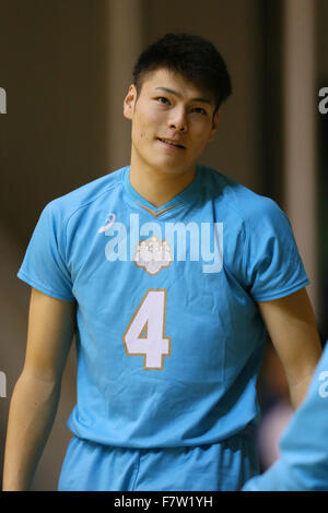 Tokyo, Japan. 3rd Dec, 2015. Kentaro Takahashi () Volleyball : 2015 All Japan Intercollegiate Volleyball Championship men's match between Tsukuba University and Sapporo University in Tokyo, Japan . © YUTAKA/AFLO SPORT/Alamy Live News Stock Photo