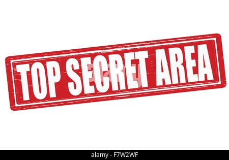 Top secret area Stock Vector