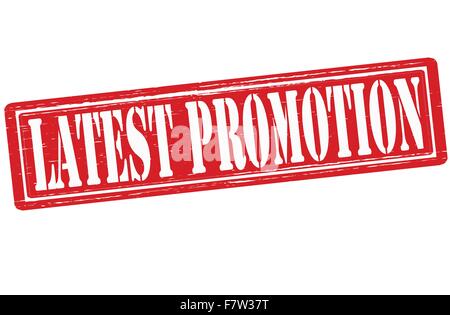 Latest promotion Stock Vector