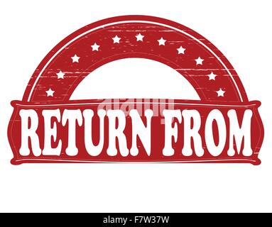 Return from Stock Vector