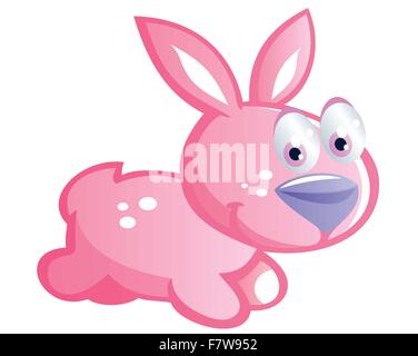 rabbit cartoon Stock Vector