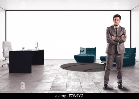 Successful businessman office Stock Photo