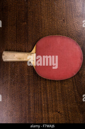 Vintage ping pong paddle Stock Photo