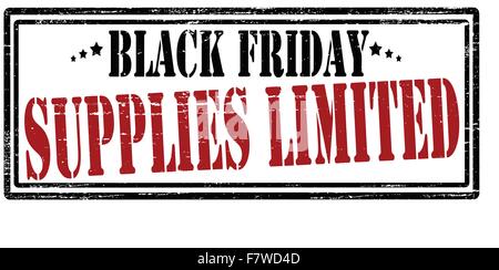 Supplies limited Stock Vector