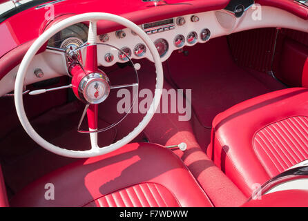Seat of Chevrolet Corvette Stock Photo