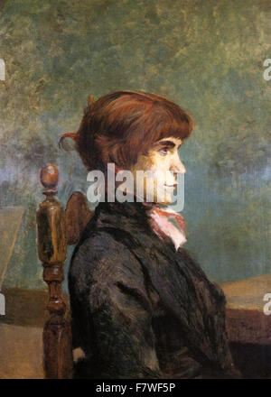 Henri de Toulouse-Lautrec - Portrait of Jeanne Wenz