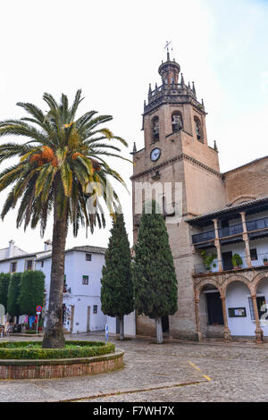 Iglesia de Santa Maria la Mayor, Ronda, Spain Stock Photo