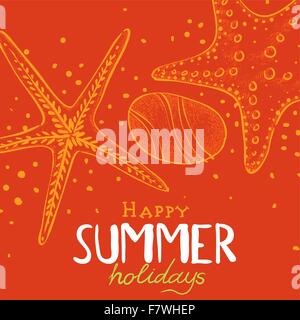 Summer Holidays background Stock Vector